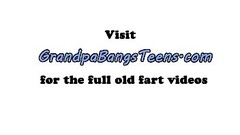 Cockriding teen babe pleases oldmans dick Thumb