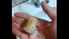 Eat and Swallow Jizz on Peanut Candy - Cum on Food Thumb