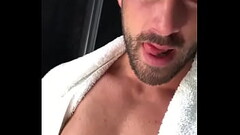 Firang Guy Showing His Bare Body, Dick and Hairy Ass Thumb