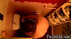 Hairy gays pitcher Unloading In The Toilet Bowl Thumb