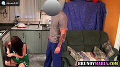 Real video spy cam hot woman and plumber in house Thumb
