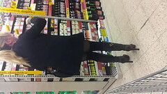 Nice Czech Lady Monique shopping upskirt without panties 720p Thumb