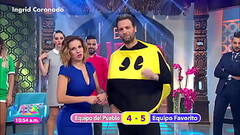 Ingrid Coronado Tetona y nalgona Minivestido Azul VLA Thumb