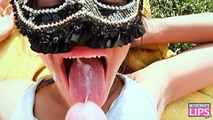 Amazing TEEN Winona Deepthroats on Cock and Gets Fucked. Thumb