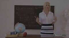 Big black cock sucked by big tit teacher Thumb