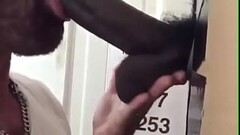 Cum Eating At The Gloryhole Thumb