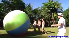 Real gay teen sucking hard cock outdoors Thumb