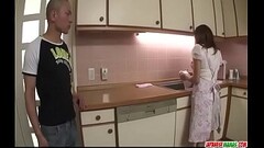 Hikaru Wakabayashi uses her big tits to play with cock Thumb