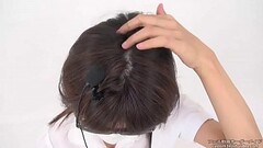 Women rub the hair, sound fetish Thumb
