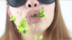 Eating Fetish Women  make sounds while eating cucumber Thumb