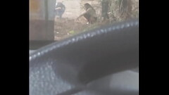 Girls doing toilet at daman checkpost Thumb
