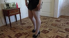 Girl masturbates her ass Thumb