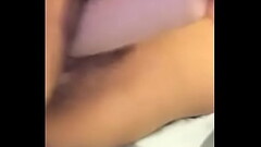Alejandra Perez plays with dildo while boyfriends at work Thumb